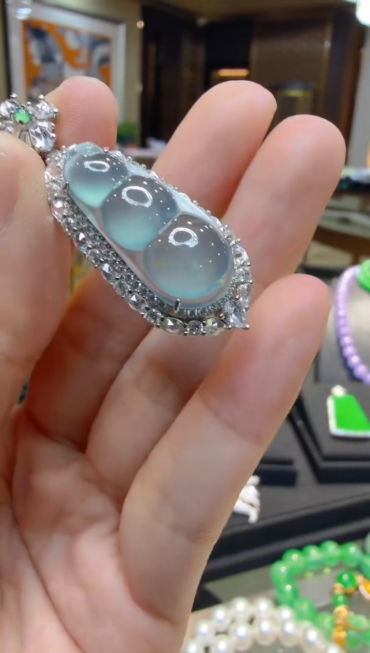 吊坠(不含链)银S925镶嵌翡翠多样性团购发一件