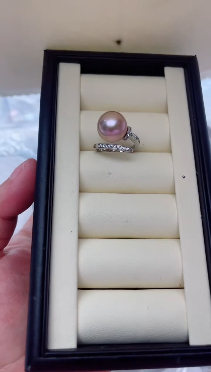 未镶嵌戒指淡水珍珠多样性发其一，非无暇