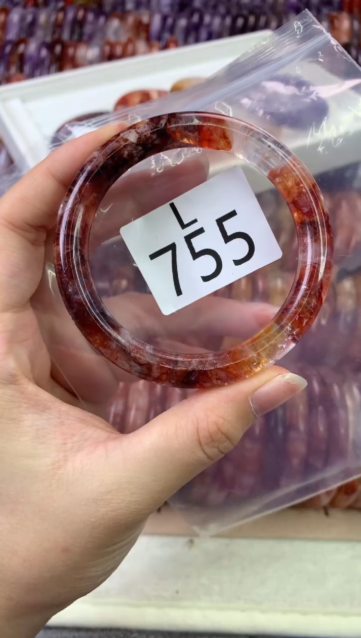 【闪购商品】水晶水晶手镯L未镶嵌755-56