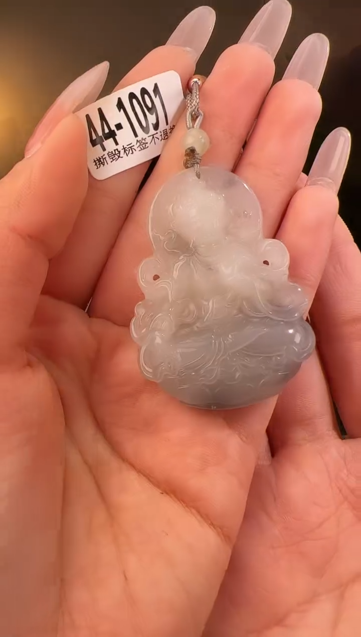 【闪购商品】和田玉颈饰未镶嵌观音1091