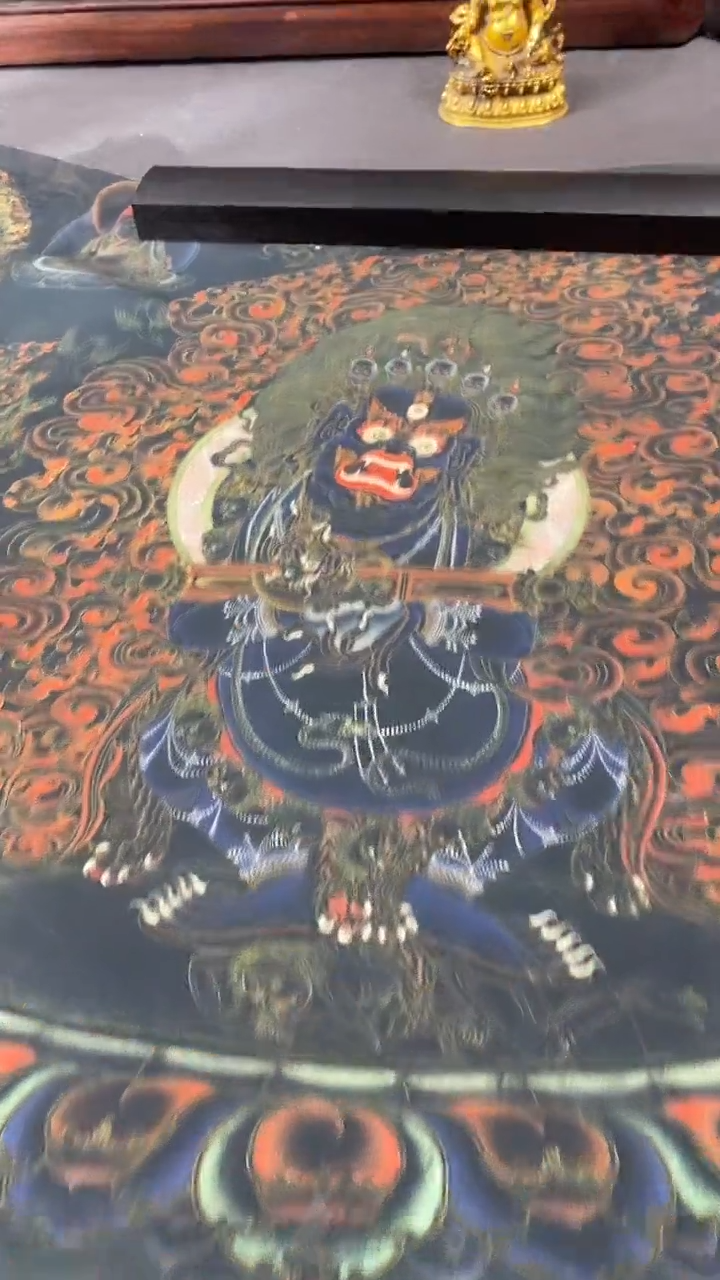 卷轴画王姬藏传唐卡艺术品