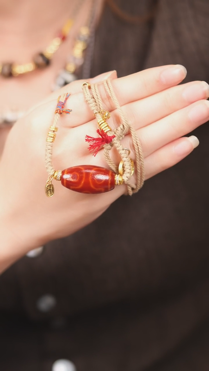 玛瑙/玉髓（覆膜）颈饰未镶嵌传世珠宝-多样性发其一