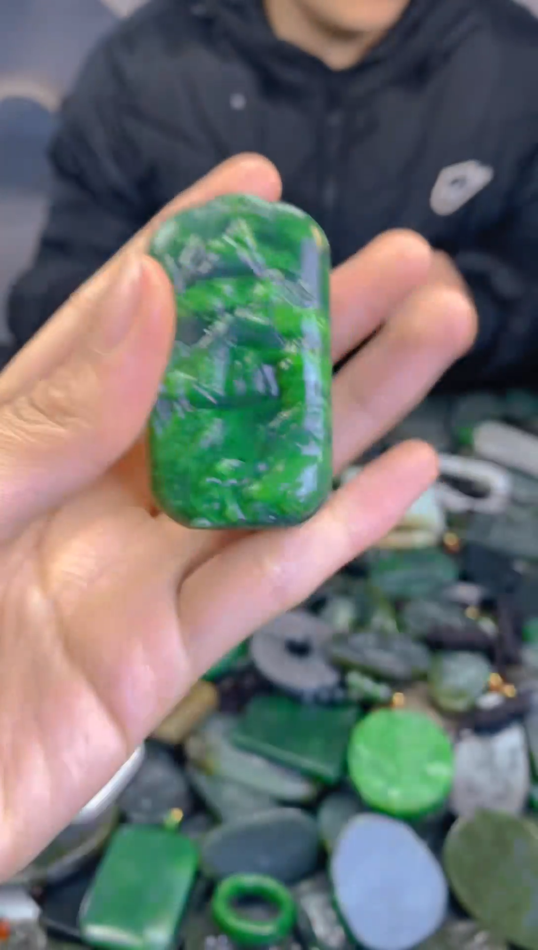 未镶嵌和田玉珠宝半成品1