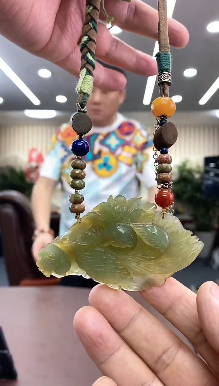【闪购商品】岫玉项链未镶嵌项链