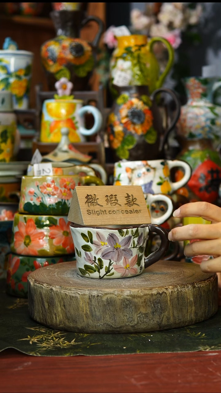 陶瓷97景德镇手工手绘釉下彩