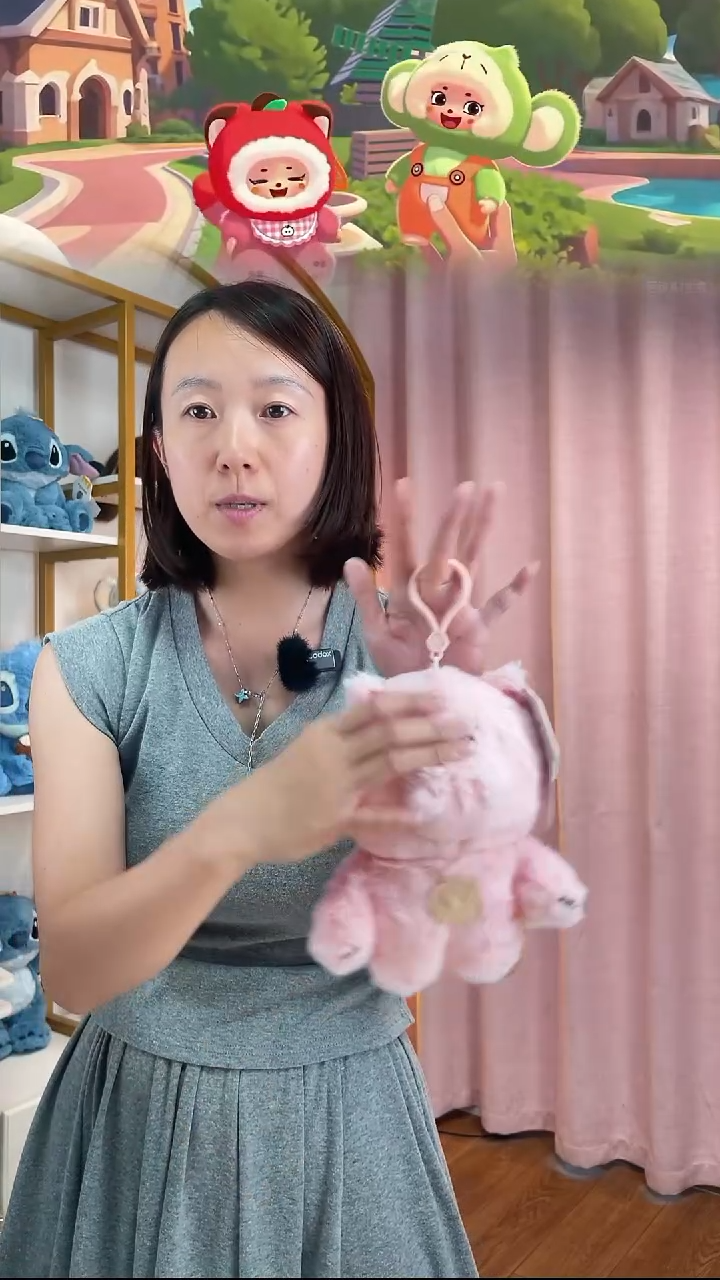 毛绒小火腿猪公仔