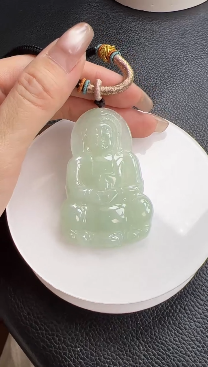 【闪购商品】翡翠颈饰未镶嵌YM795-1 观音