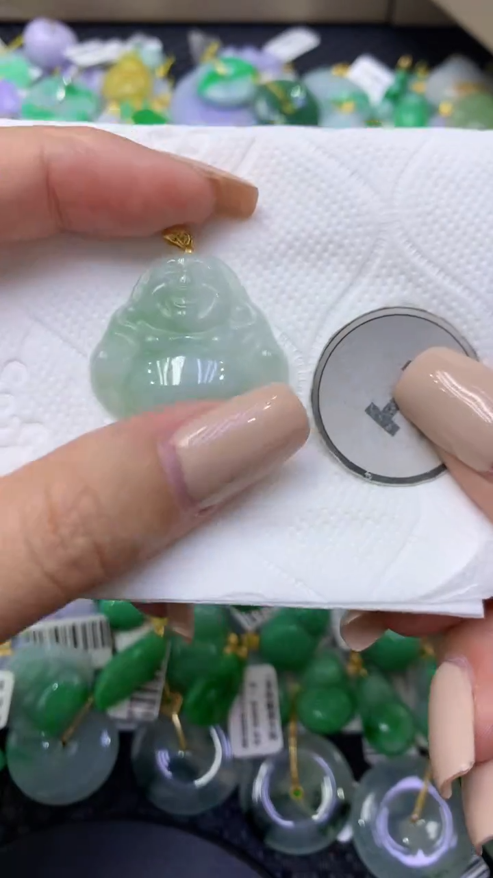 颈饰未镶嵌翡翠天然缅甸翡翠A货