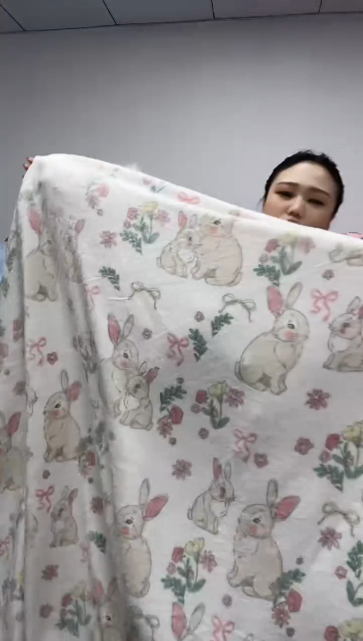 法兰绒1.8x2.7材质面料尺寸以主播介绍为准