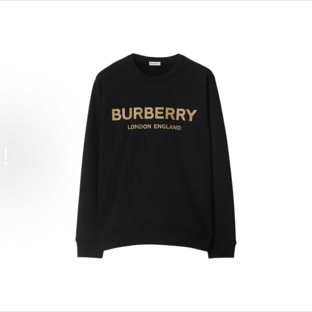 未使用 BURBERRY/博柏利 字母宽松圆领长袖卫衣8104224ss