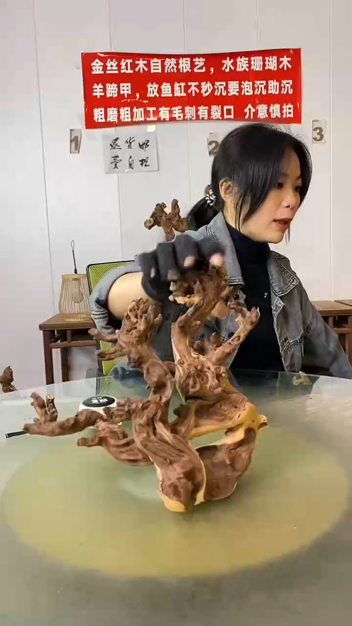 木深**空金丝红木 羊蹄甲