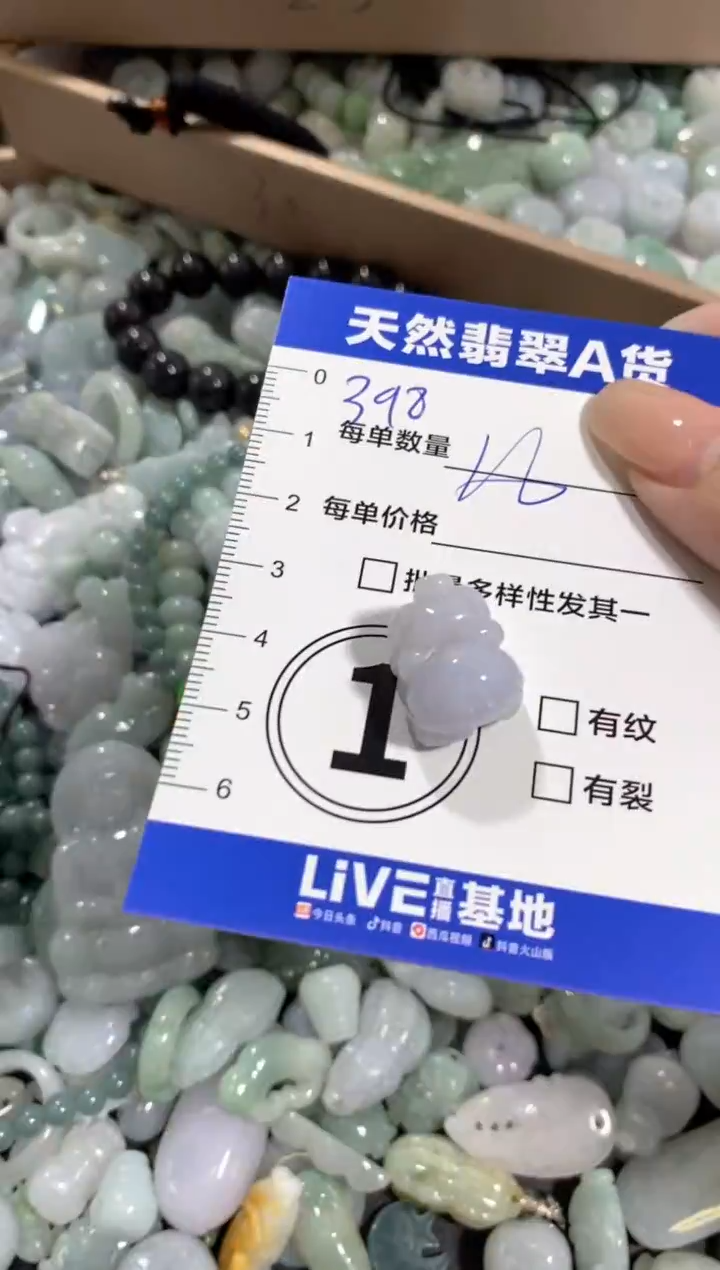 颈饰未镶嵌翡翠天然翡翠A货批量多样性发一件