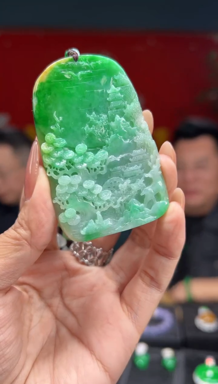 【闪购商品】翡翠颈饰未镶嵌104  /天然a货翡翠