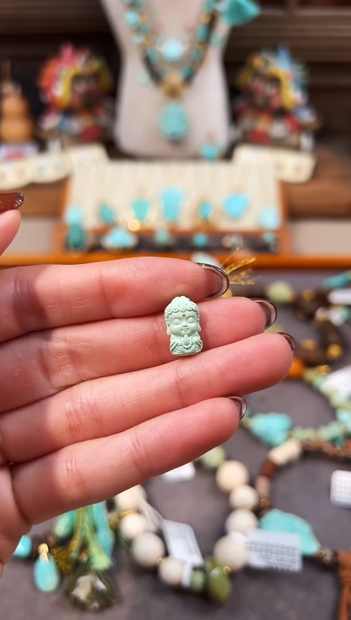未镶嵌绿松石配饰宝宝佛