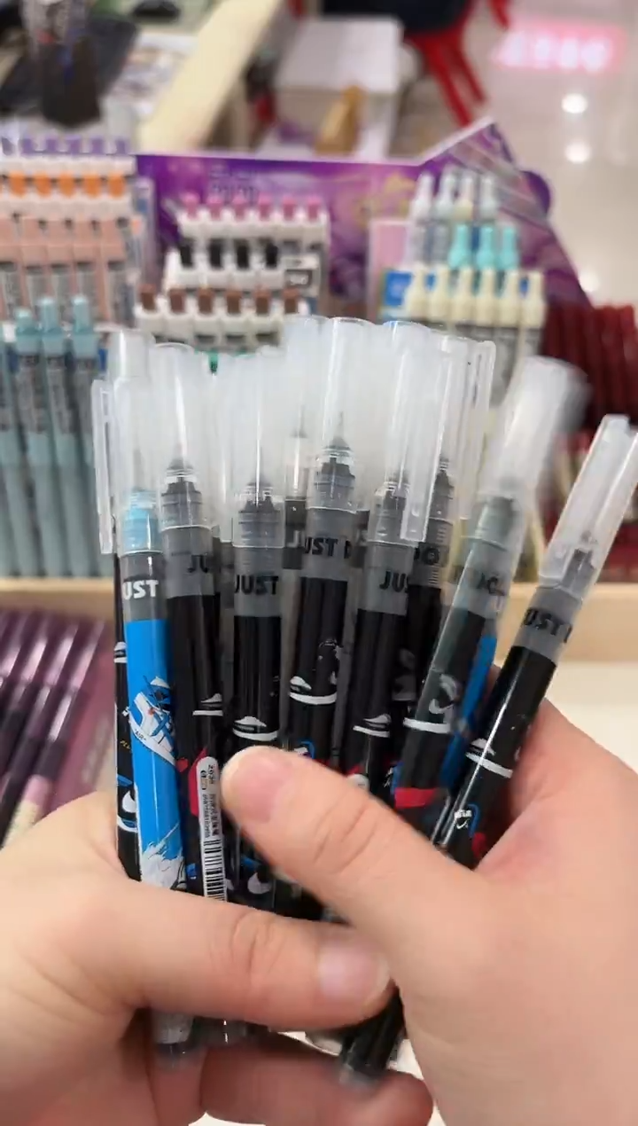 宏强Z039直液式走珠笔0.5(黑色)男款--30支（笔杆不挑）