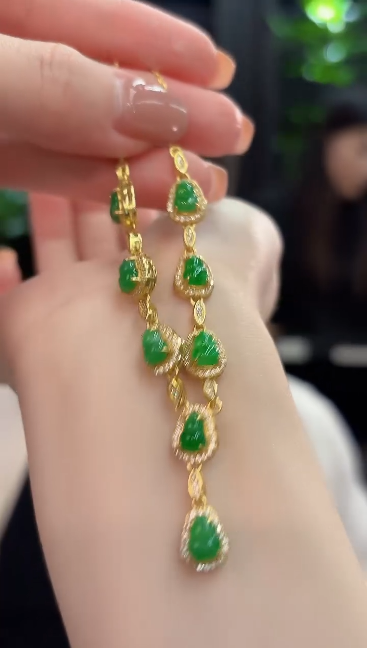 颈饰未镶嵌翡翠 缅甸A货/支持复检/一件