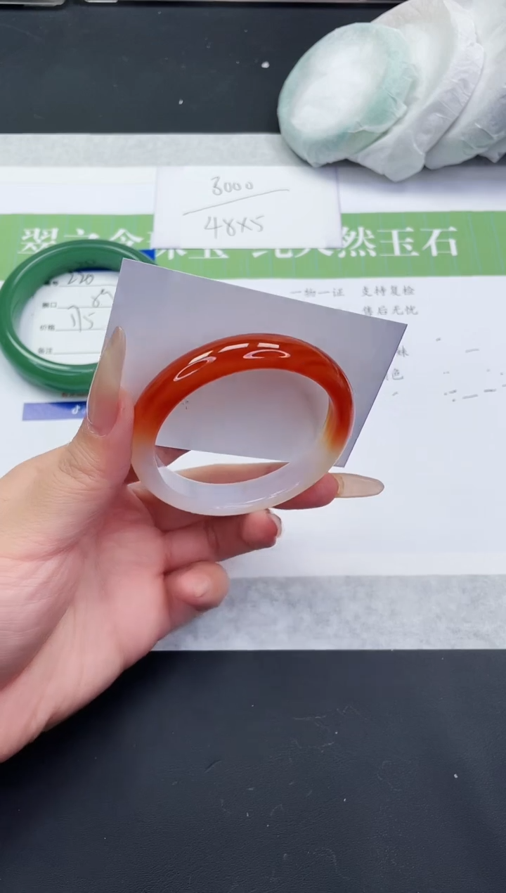 【闪购商品】石英质玉未镶嵌手镯M221-58+