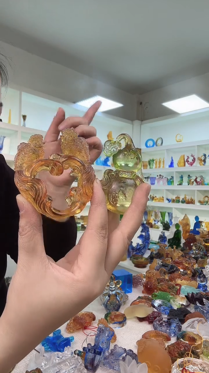 手工艺品琉璃葫芦+双鱼