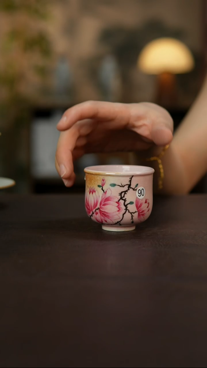 杯景德镇陶瓷杯碗柴烧多人