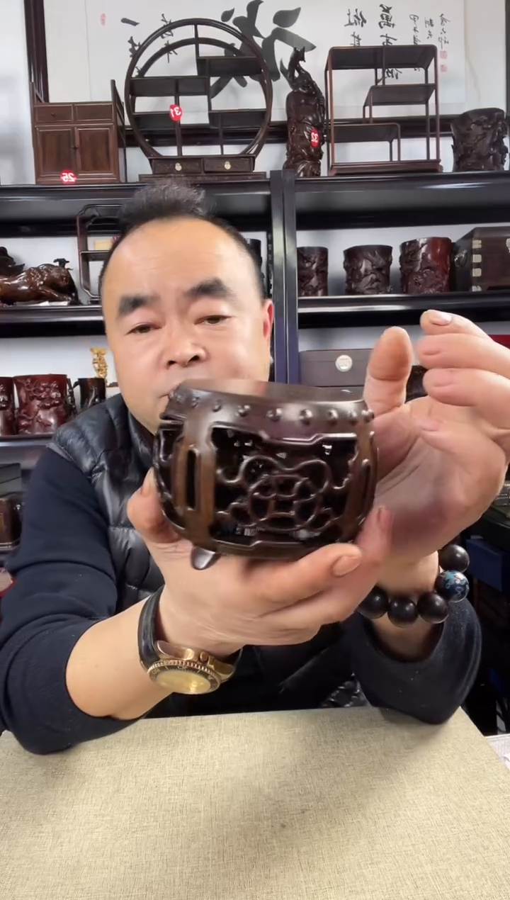 木老李红木工艺品新鼓