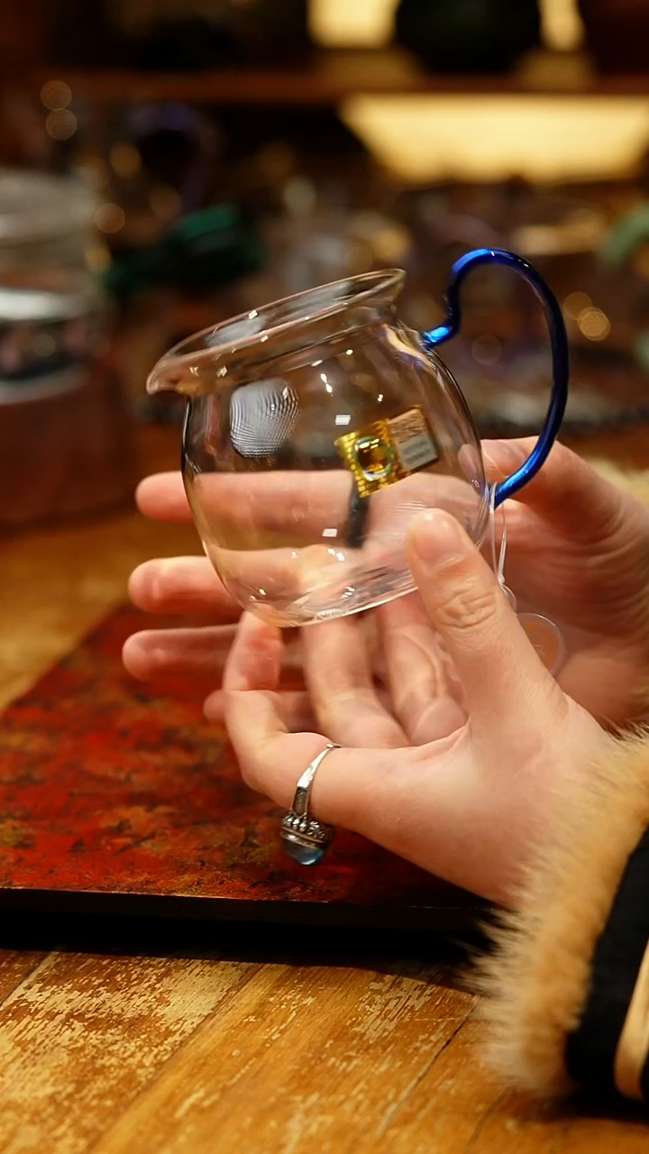 【闪购商品】禾器/晶彩美满茶海/浅蓝色/定制款