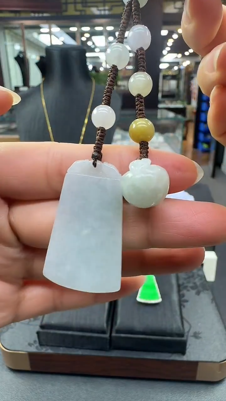 未镶嵌挂件翡翠无事牌挂件买断不退不换