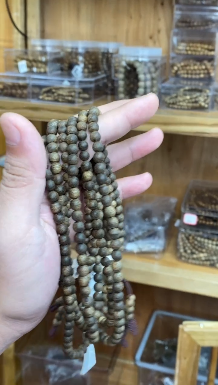 沉香手串文莱圆珠长串0.6多样性发其一