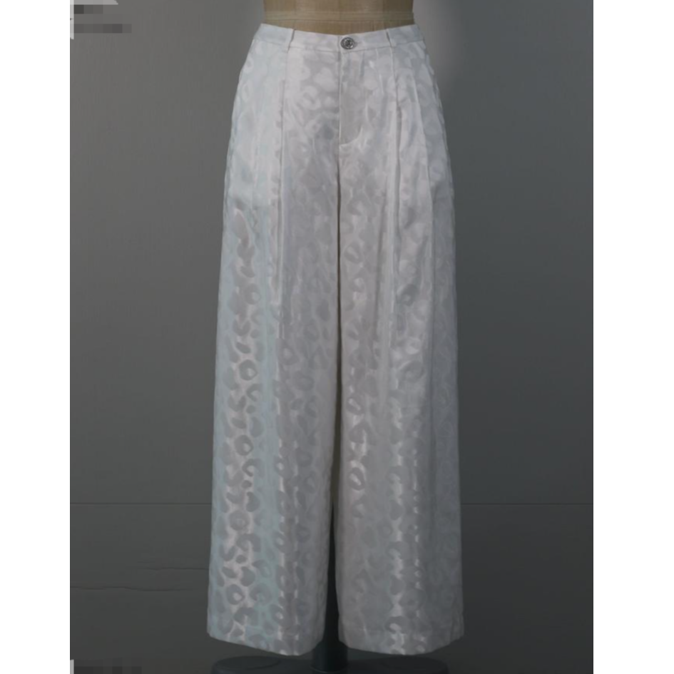 limil/丽米儿高级感中高腰宽腿裤910009