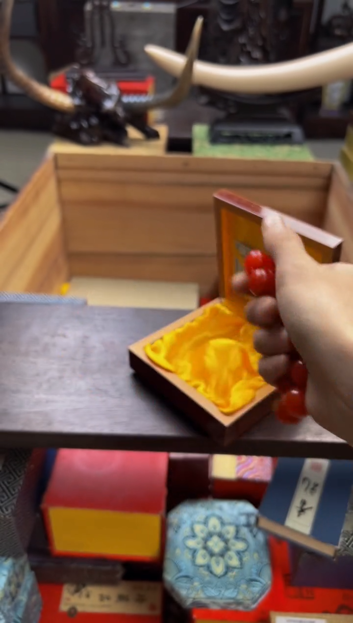 【闪购商品】和田玉1未镶嵌—————————红玉手串