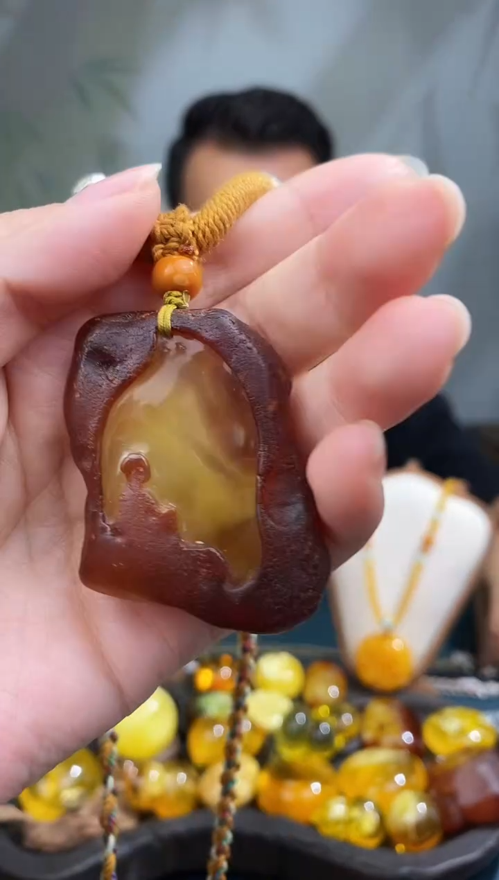 裸石琥珀未镶嵌基地发货 一物一证 顺丰包邮