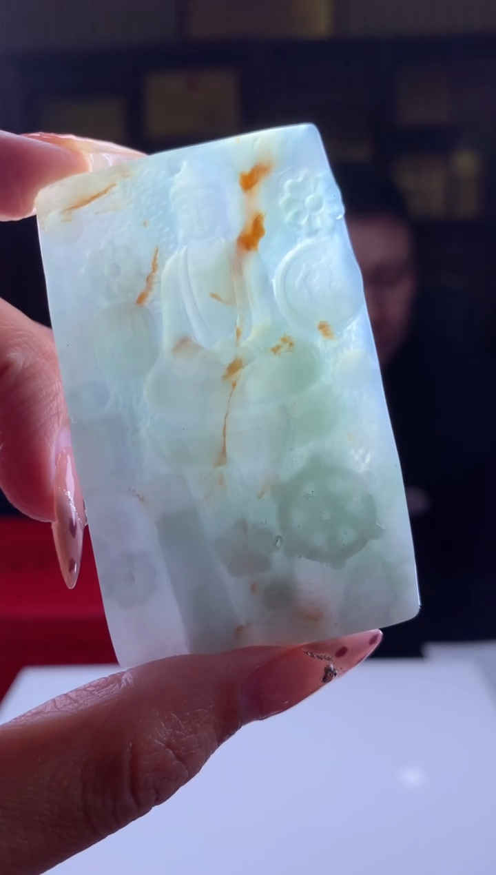 【闪购商品】定制翡翠未镶嵌挂件发货（拍一发一）