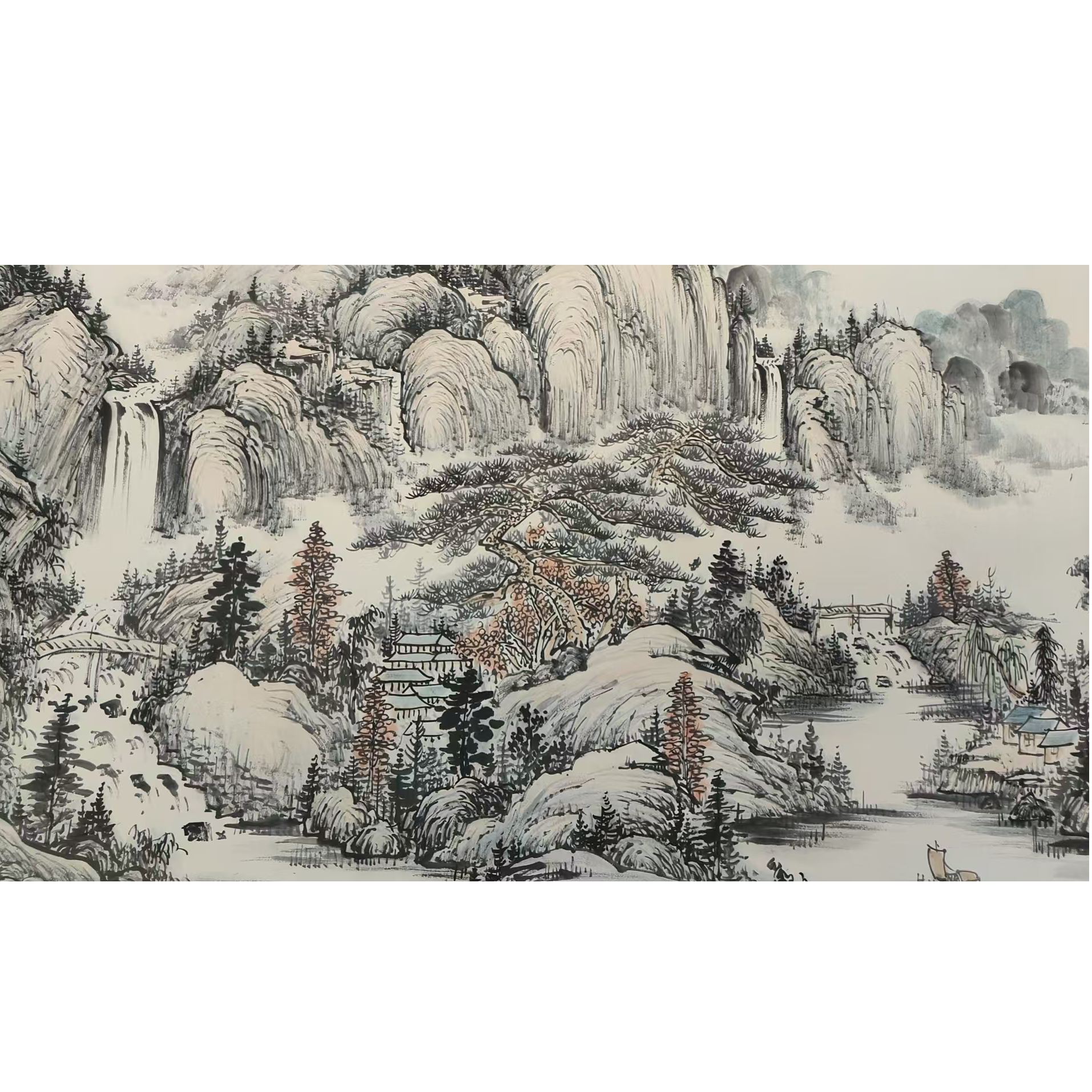 启   山水画片175/95