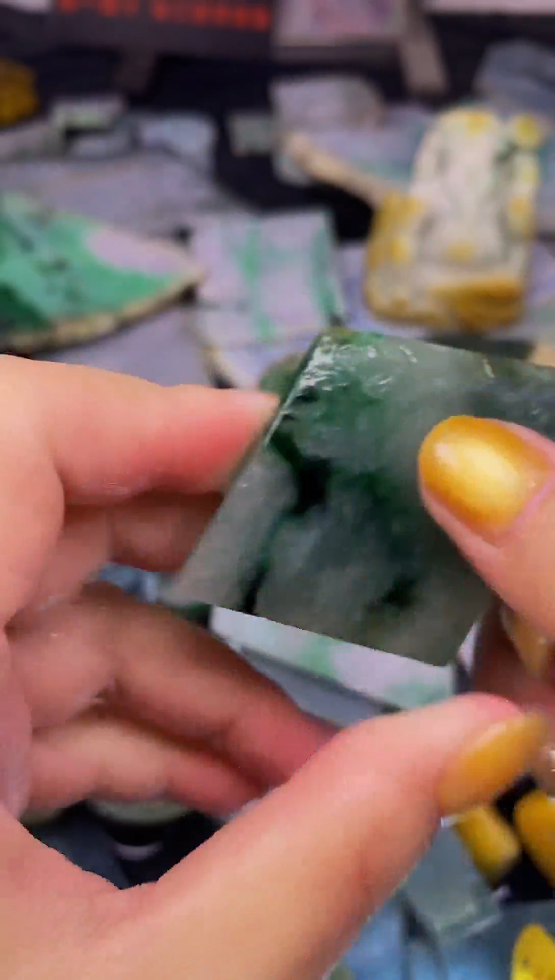 散珠翡翠天然缅甸翡翠A货121