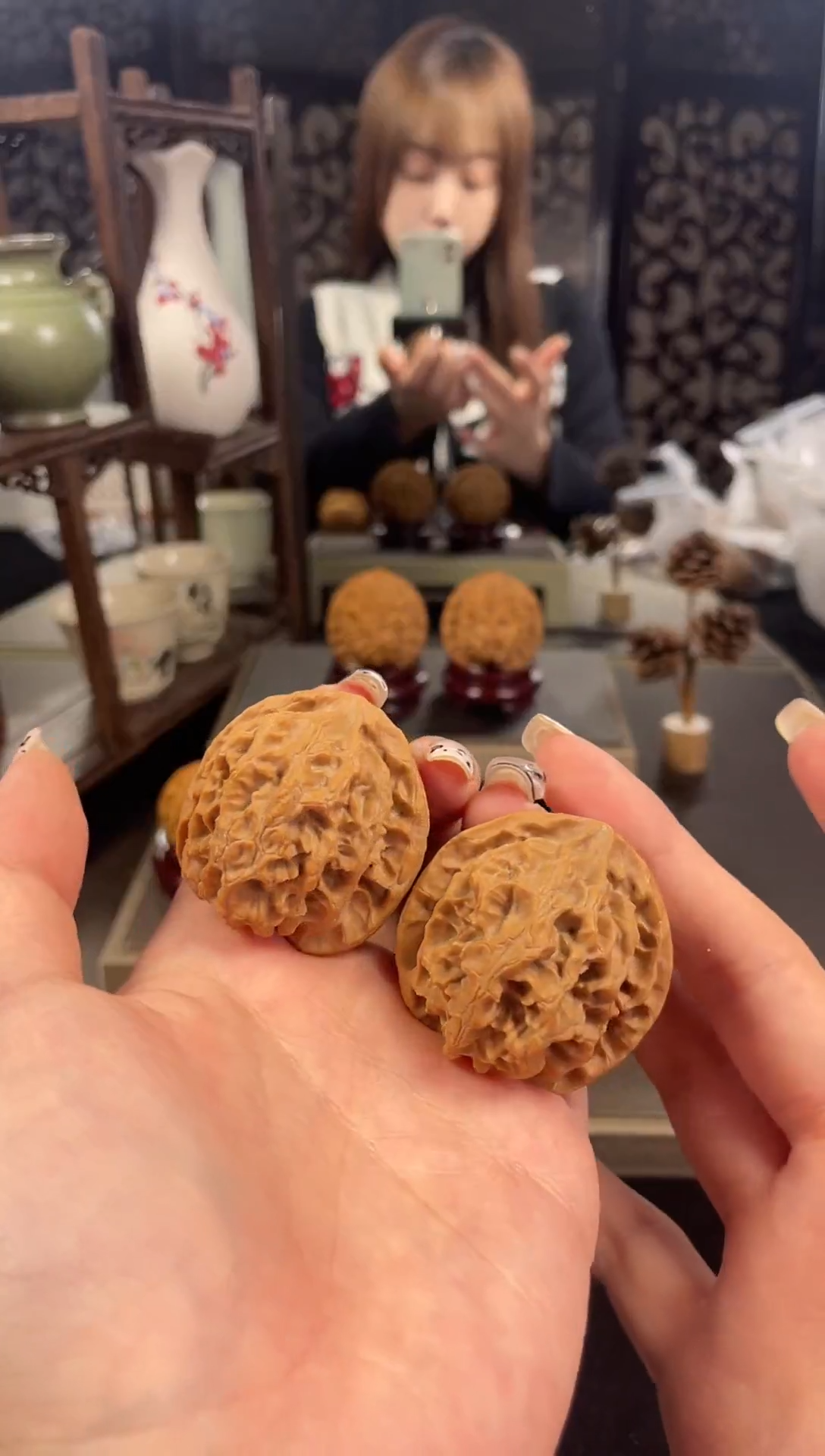 【闪购商品】文玩核桃把件苹果园40尺-16