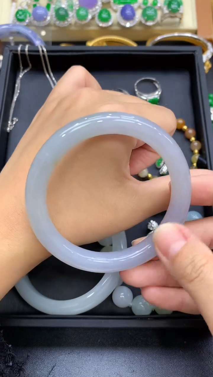 未镶嵌手镯翡翠454-中国好珍宝