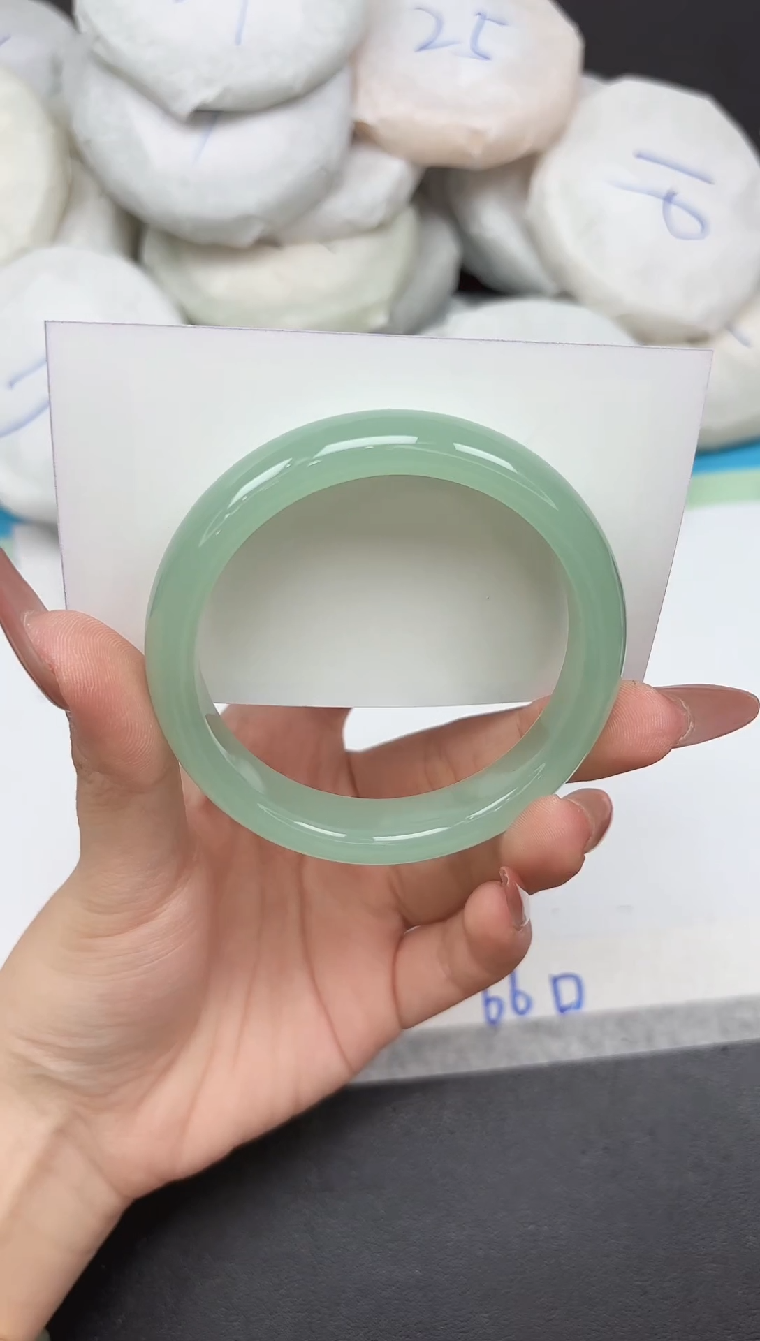 未镶嵌手镯石英质玉191-58