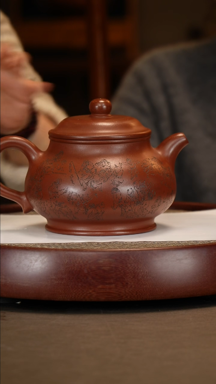 【闪购商品】紫砂茶壶【徐晓梅】红泥潘壶   1100CC