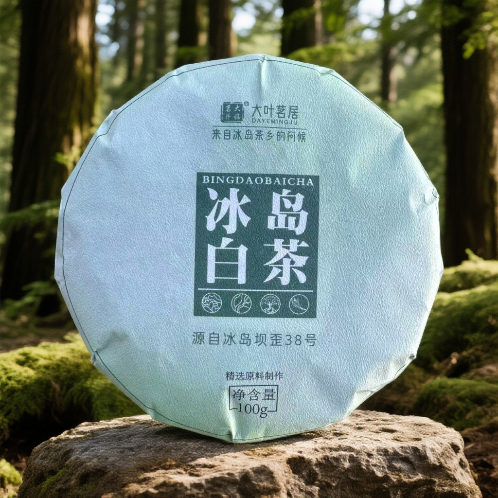 2025年冰岛白茶 春茶 云南大叶种白茶 茶饼 100克/饼