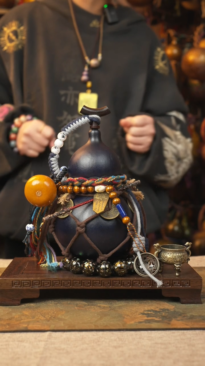 【闪购商品】078大漆葫芦一物一拍记葫堂出品