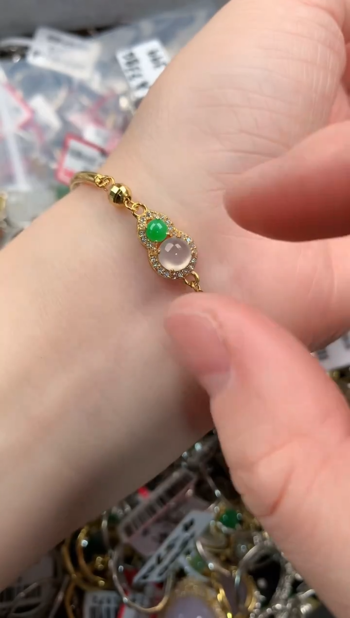 银S925镶嵌戒指翡翠888  4