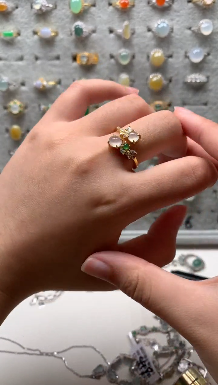 银S925镶嵌戒指翡翠16