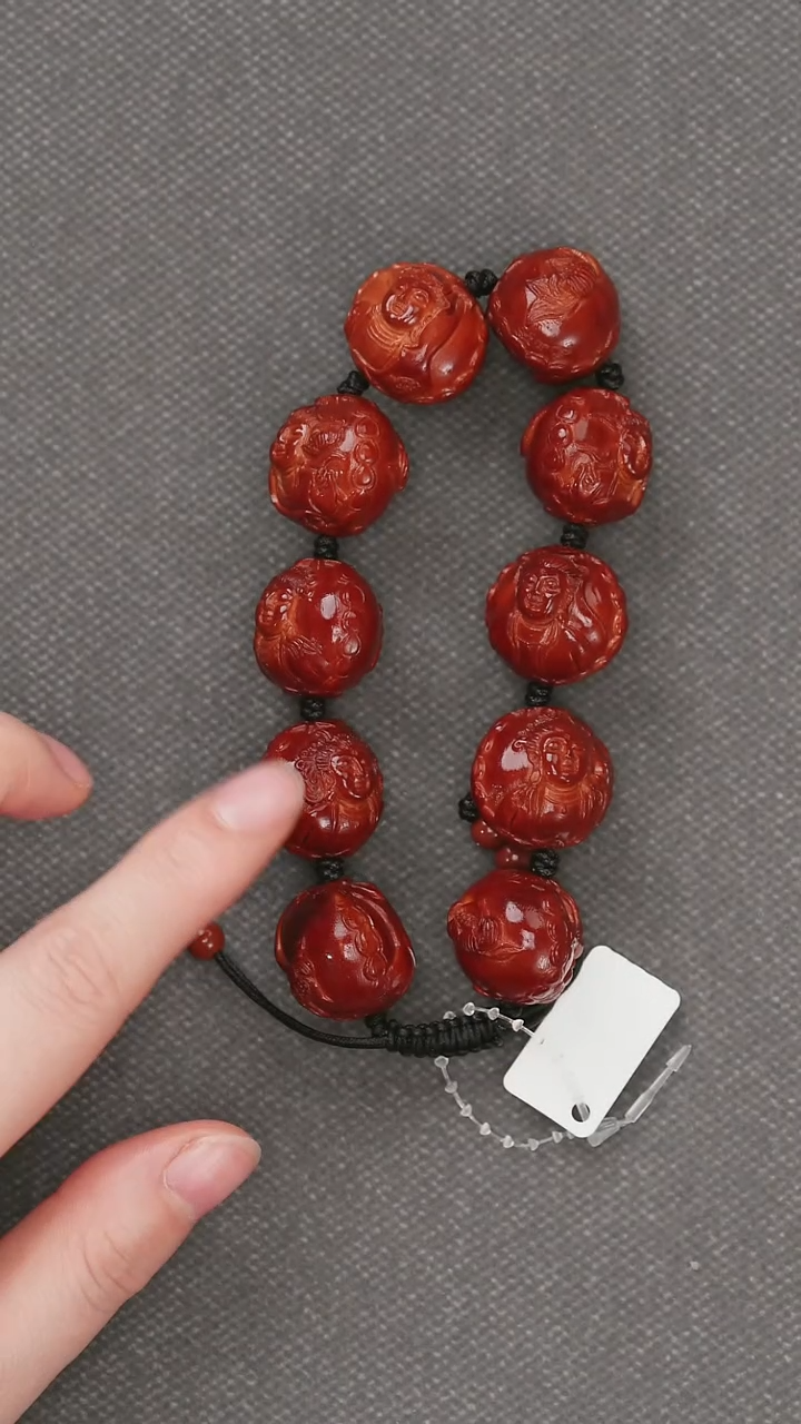手串/手链橄榄核伟*笑橄榄核手串