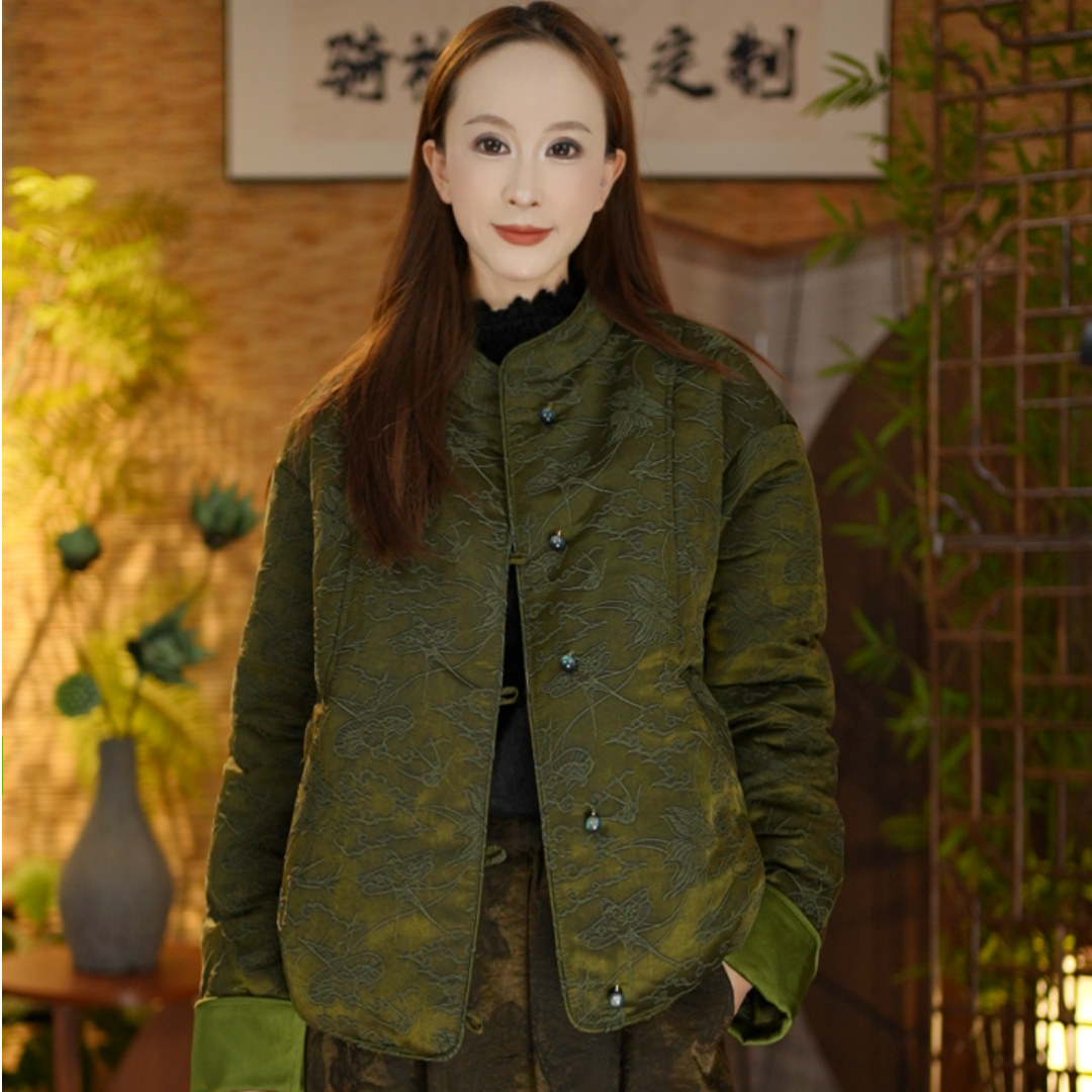 【绿野仙踪】复古宽松中式加厚中国风棉服绿野仙踪