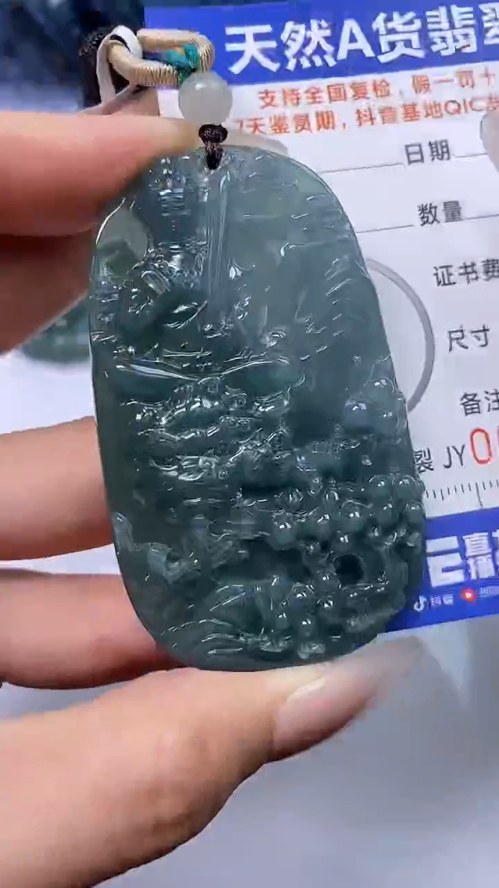 【闪购商品】翡翠颈饰未镶嵌A货翡翠4831