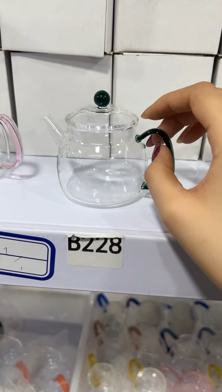 湖绿色茶壶简易包装=====-==