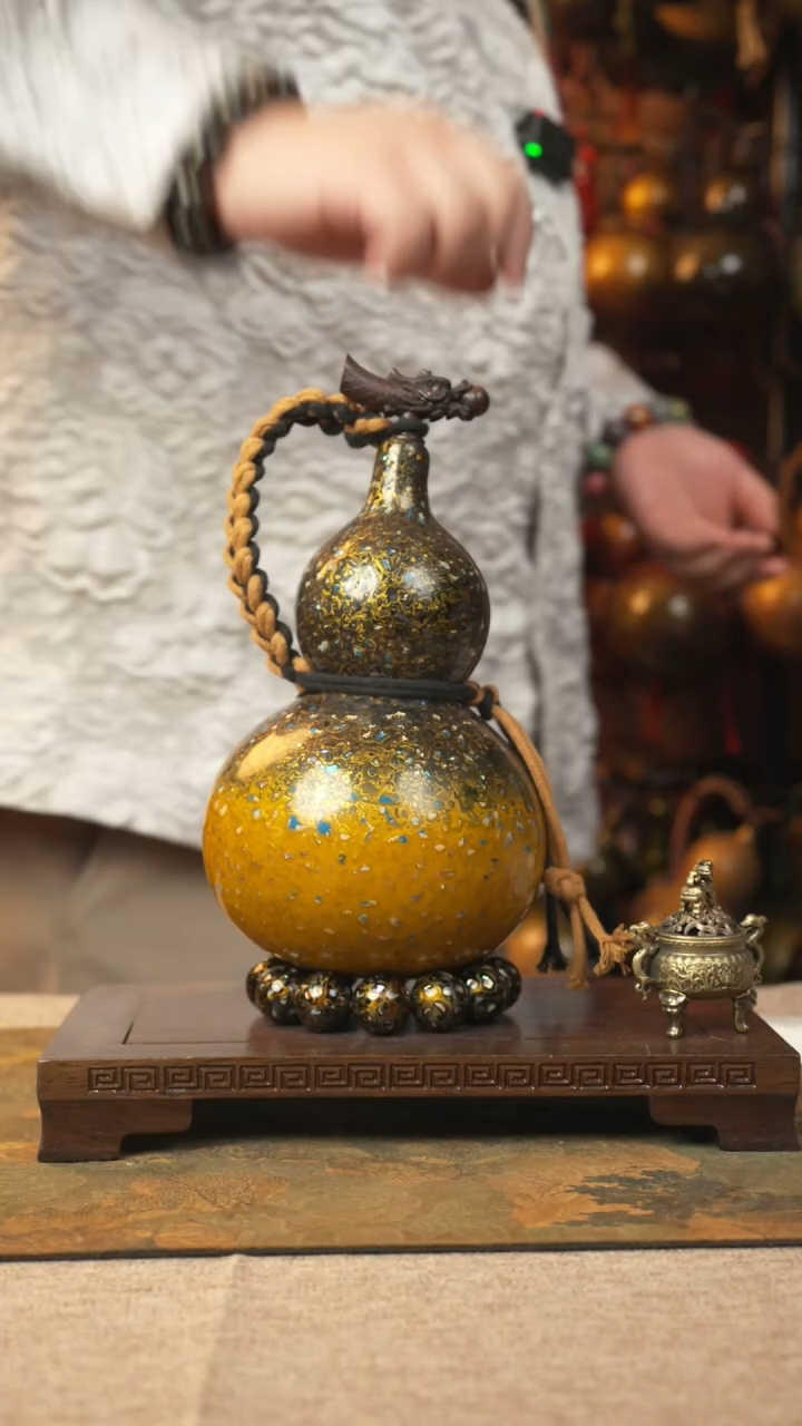 【闪购商品】171大漆葫芦一物一拍记700ml