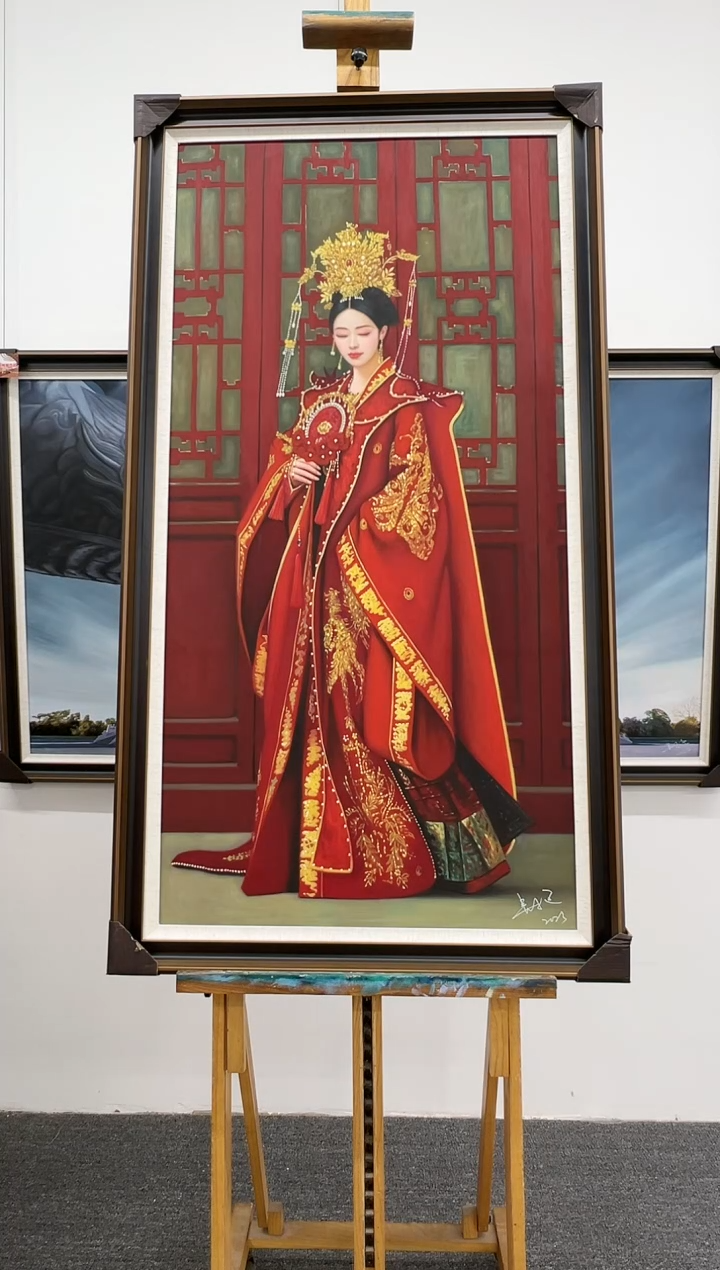 【闪购商品】绘画吴子逸-140*70cm-人物油画