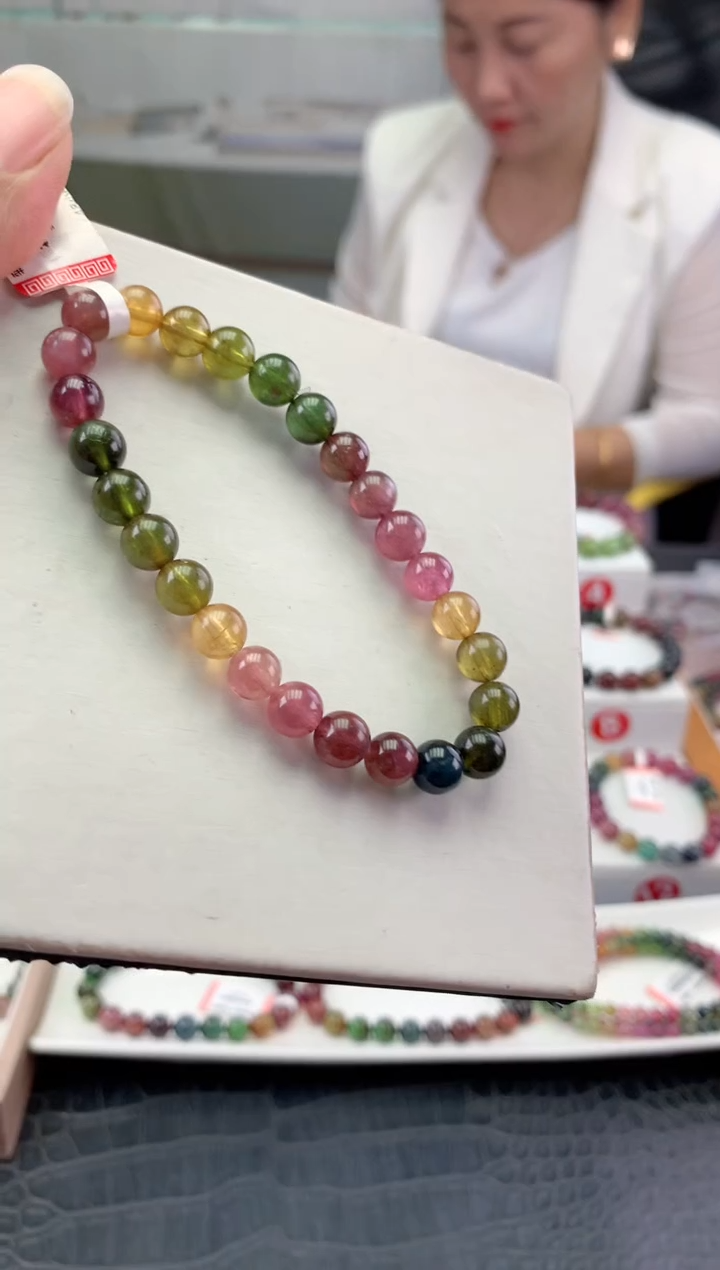 未镶嵌手串碧玺多样性发一条