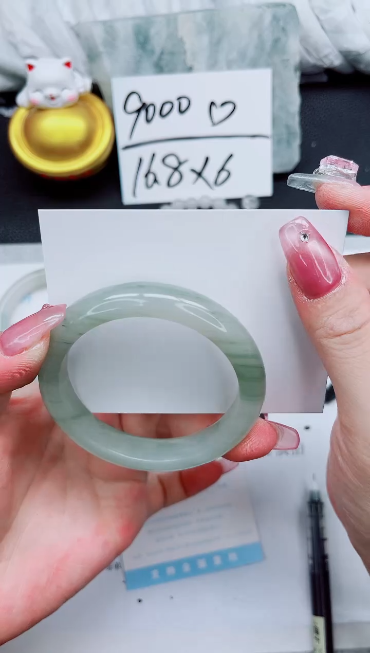 石英质玉未镶嵌手镯375-54.7