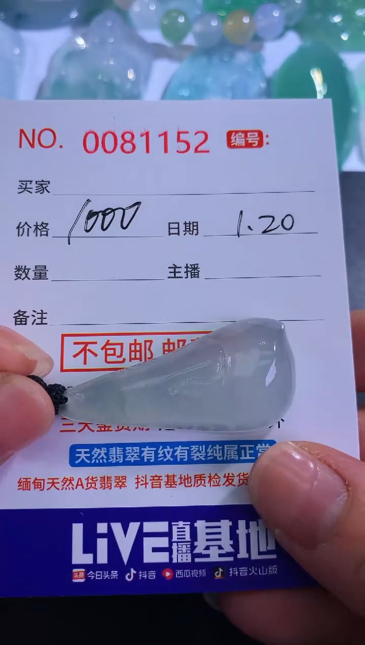 【闪购商品】翡翠颈饰未镶嵌！